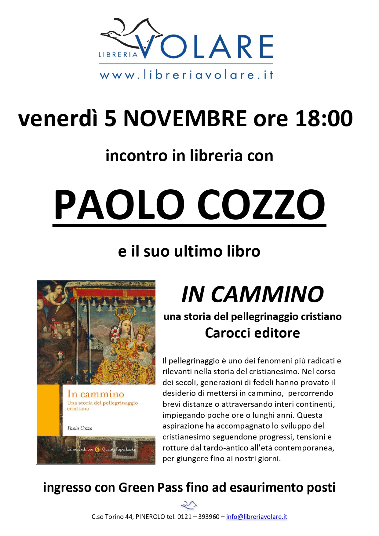 Incontro in libreria con Paolo Cozzo
